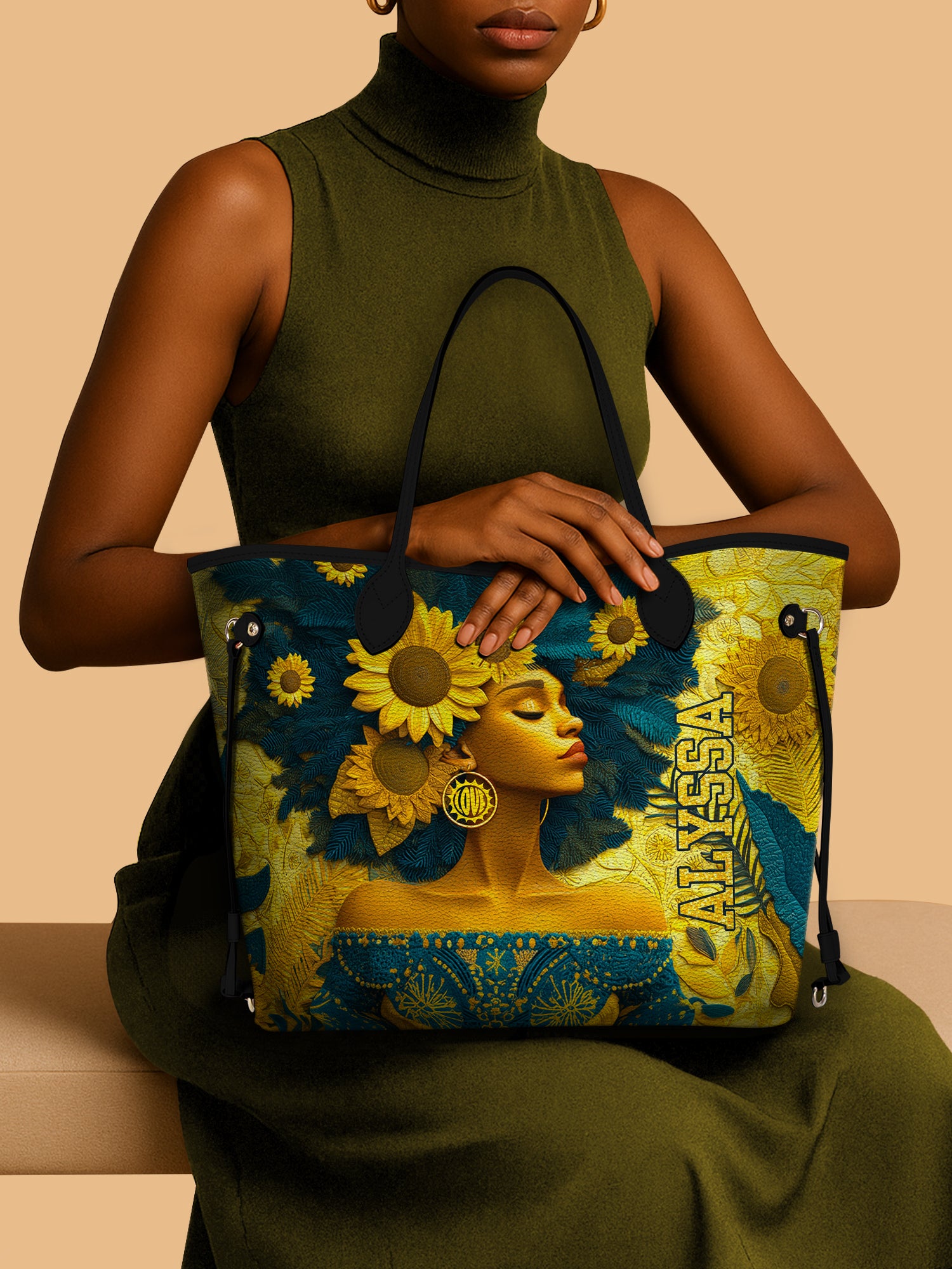 Sunflower Grace Classic Shopper Tote