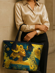 Sunflower Grace Classic Shopper Tote