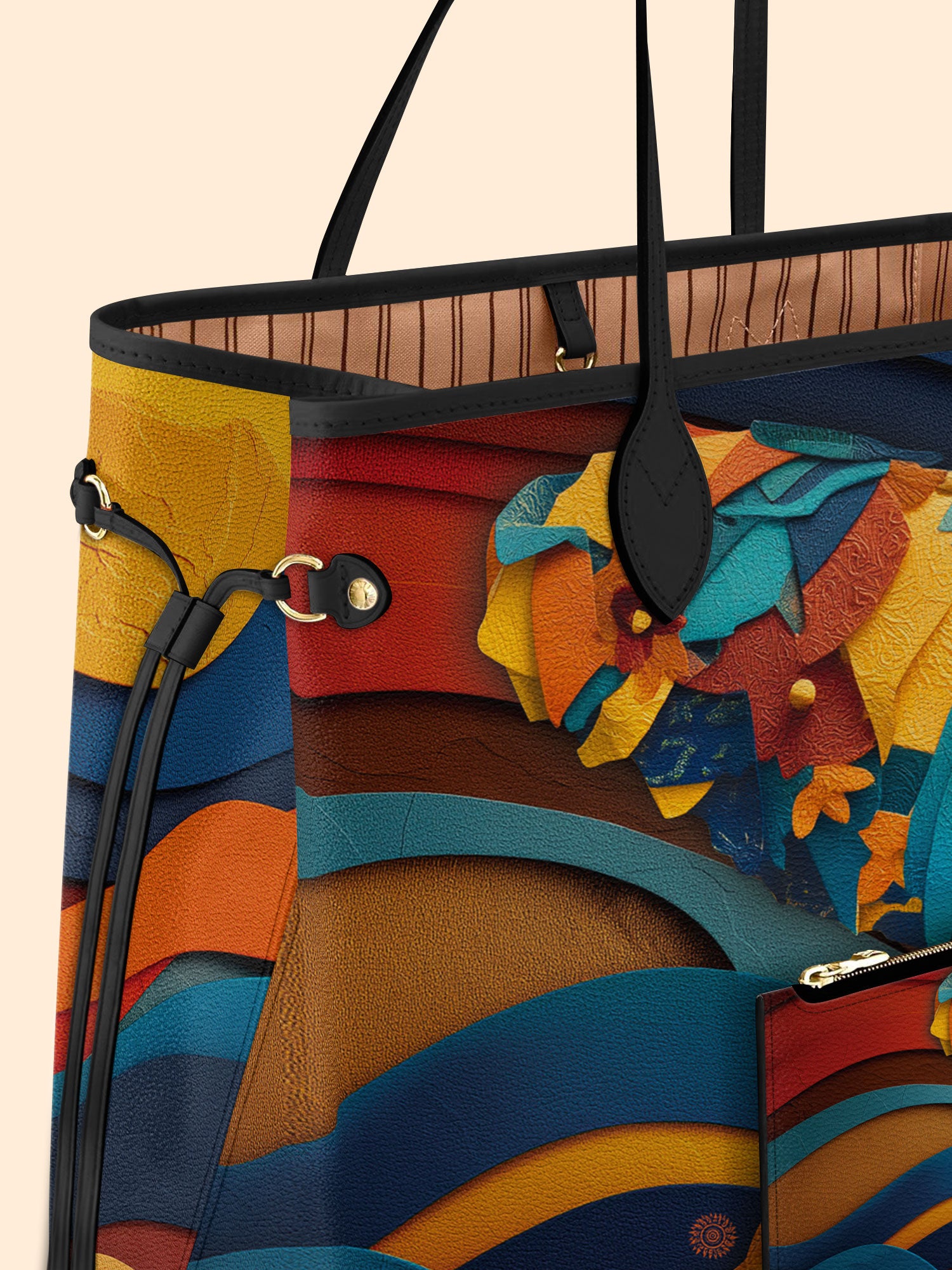 Woman in Headwrap Classic Shopper Tote QR0HH003