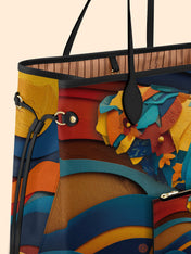 Woman in Headwrap Classic Shopper Tote QR0HH003