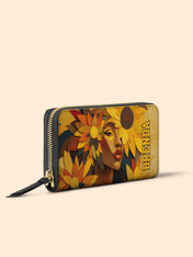 Golden Glare Slimline Zippy Wallet