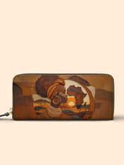 Roots of Africa Slimline Zippy Wallet QR0TD011