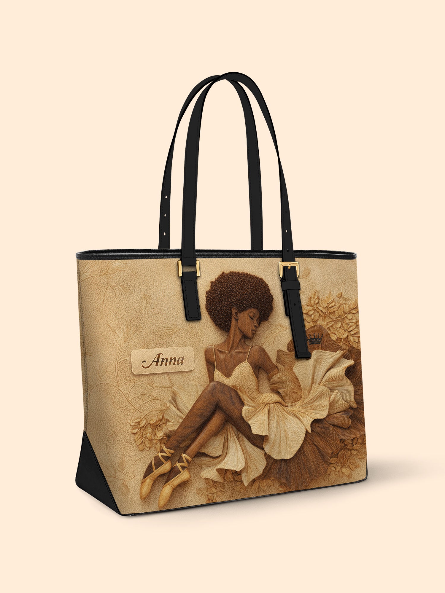 Soleil Noire Sleek Leather Tote