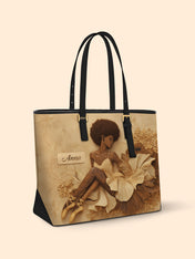 Soleil Noire Sleek Leather Tote