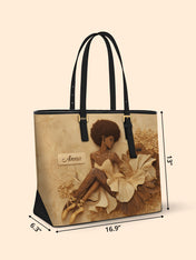 Soleil Noire Sleek Leather Tote