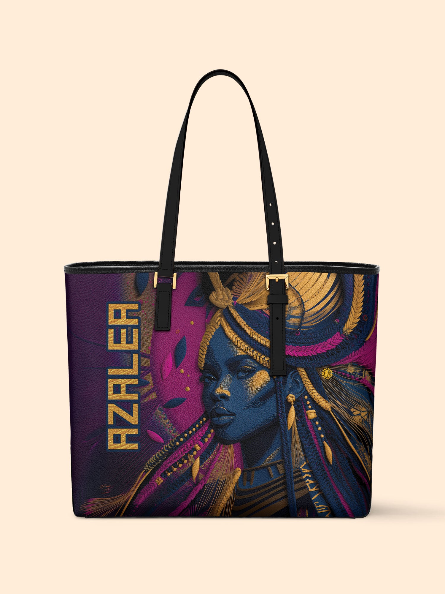 Infinite Locs Sleek Leather Tote