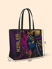 Infinite Locs Sleek Leather Tote