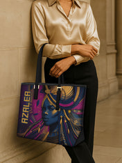 Infinite Locs Sleek Leather Tote