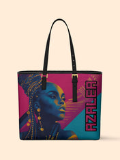 Unleashed Locs Sleek Leather Tote