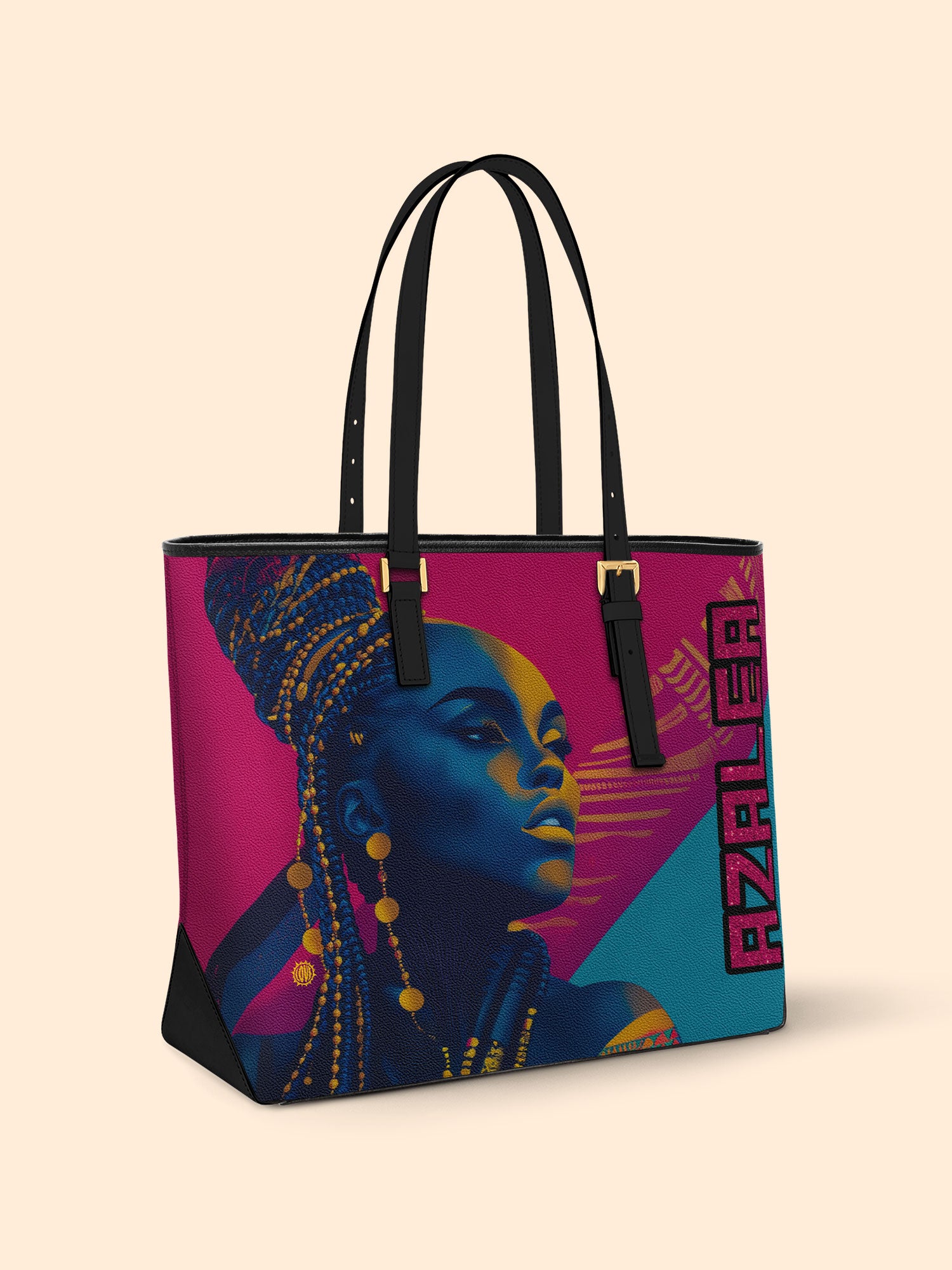 Unleashed Locs Sleek Leather Tote