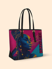 Unleashed Locs Sleek Leather Tote
