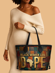 Black Women Are Dope Classic Shopper Tote QR0TV001