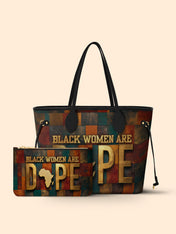 Black Women Are Dope Classic Shopper Tote QR0TV001