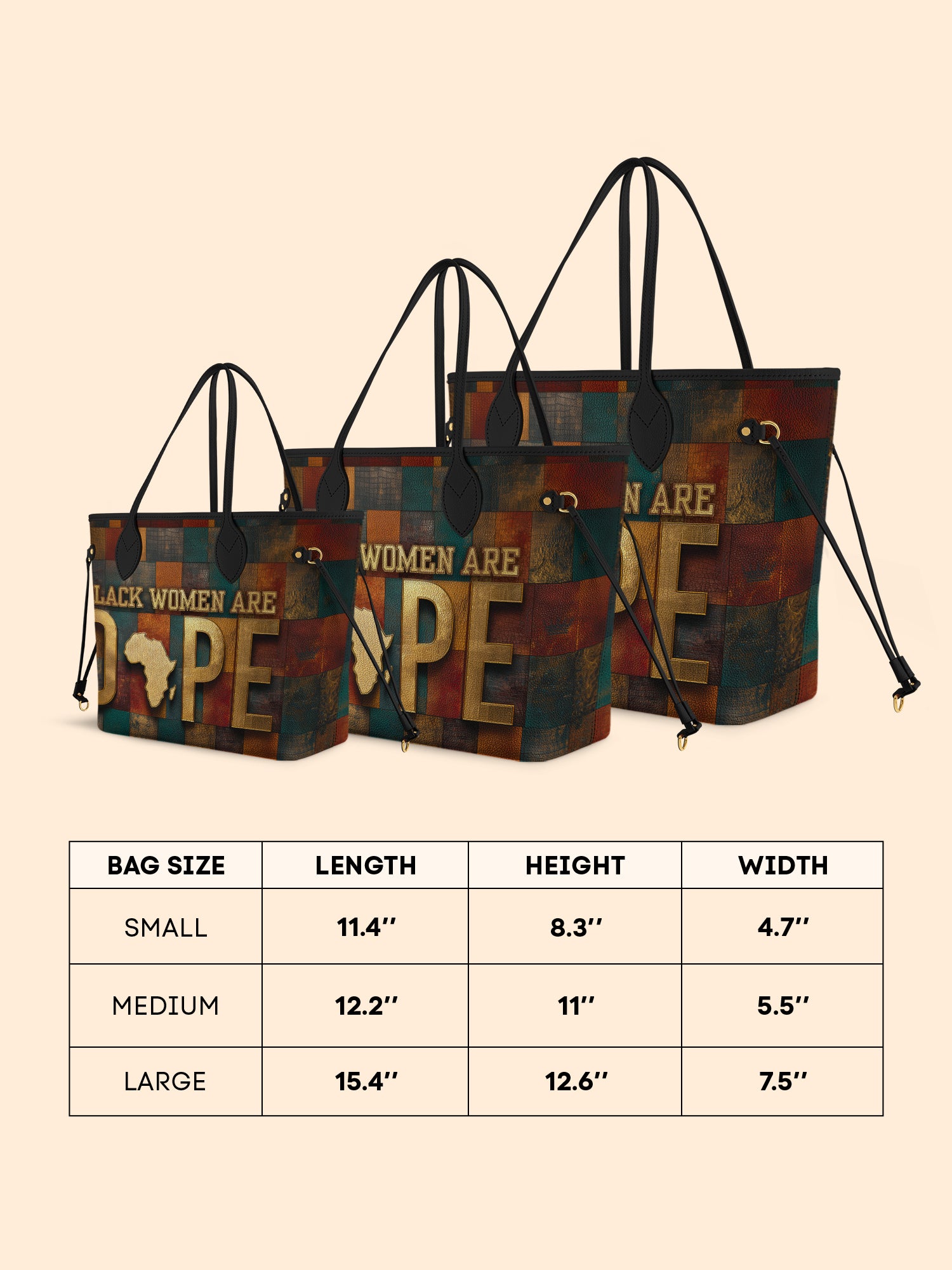 Black Women Are Dope Classic Shopper Tote QR0TV001