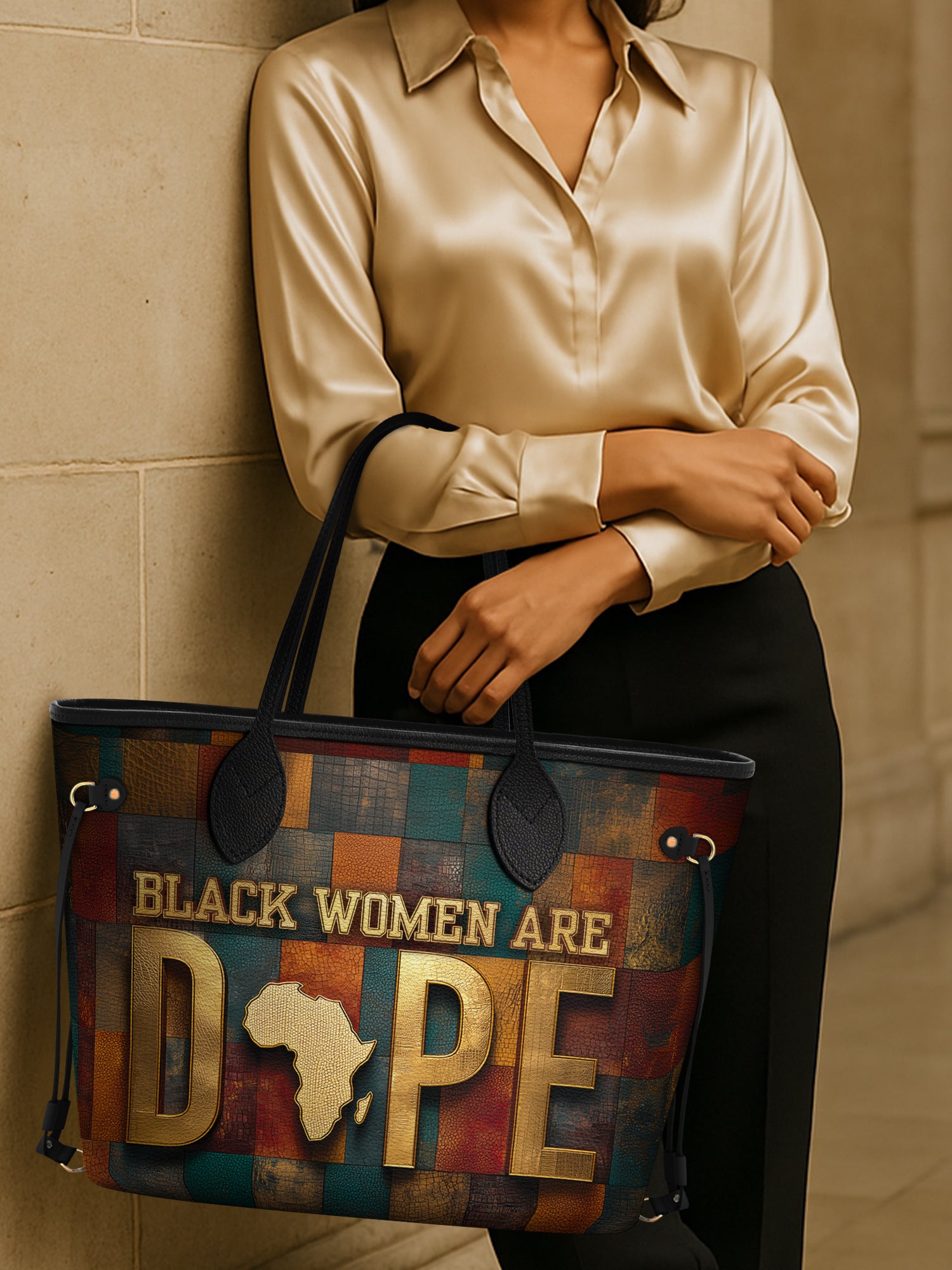 Black Women Are Dope Classic Shopper Tote QR0TV001