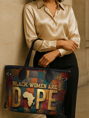Black Women Are Dope Classic Shopper Tote QR0TV001