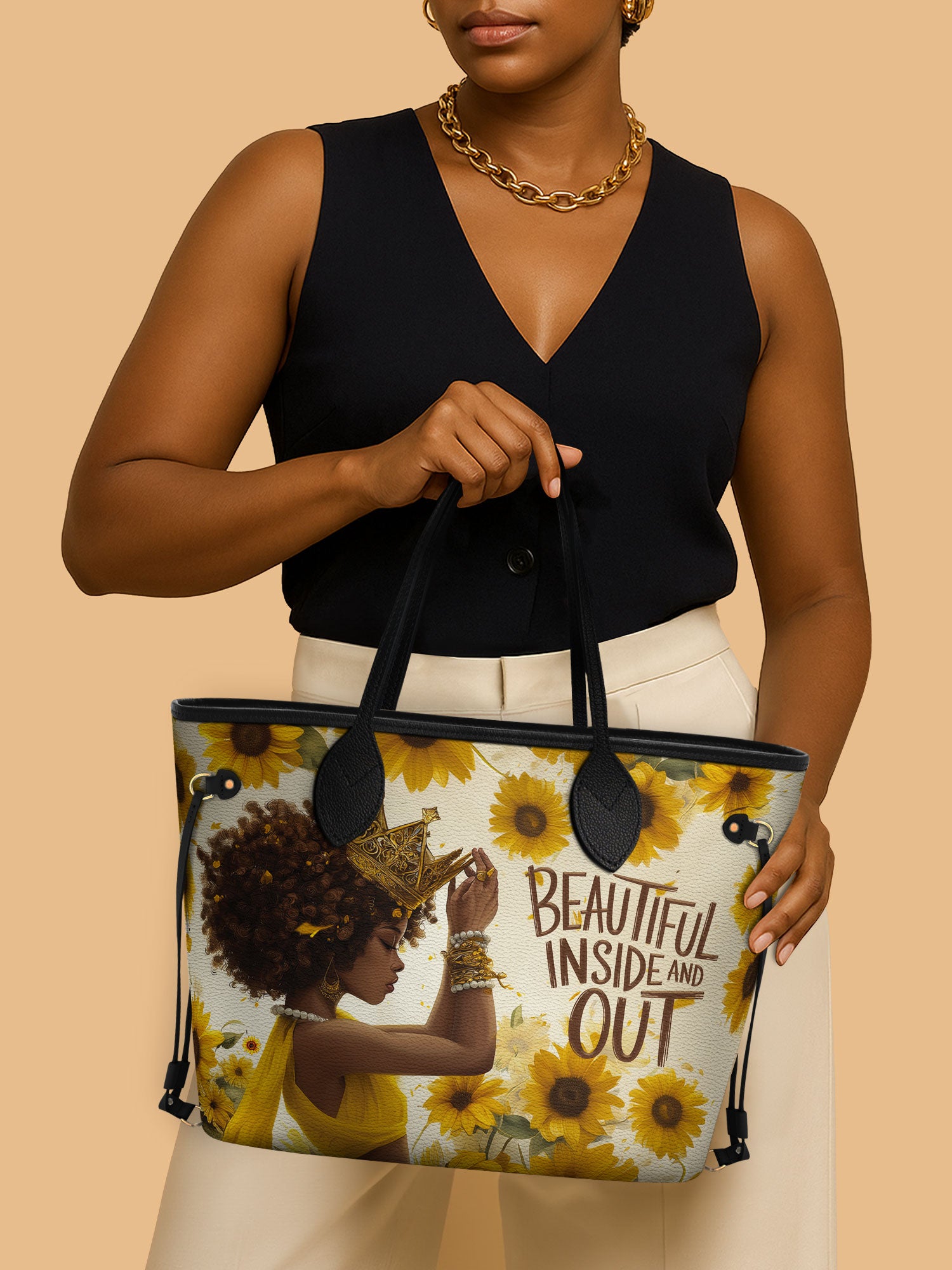 Sunflower Queen Classic Shopper Tote QR0HH007