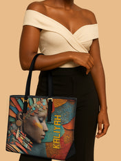 Ember Spirit Sleek Leather Tote