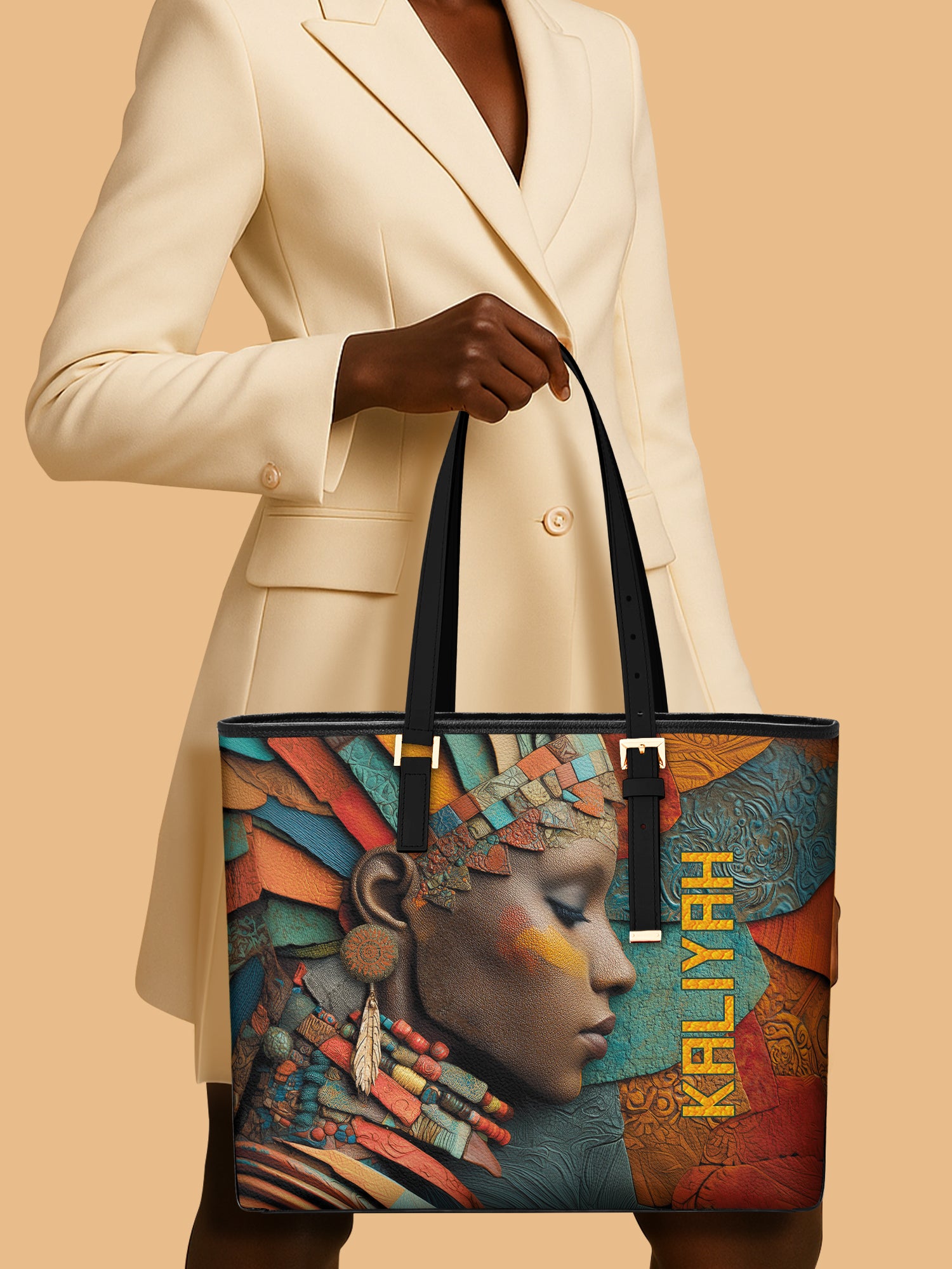 Ember Spirit Sleek Leather Tote
