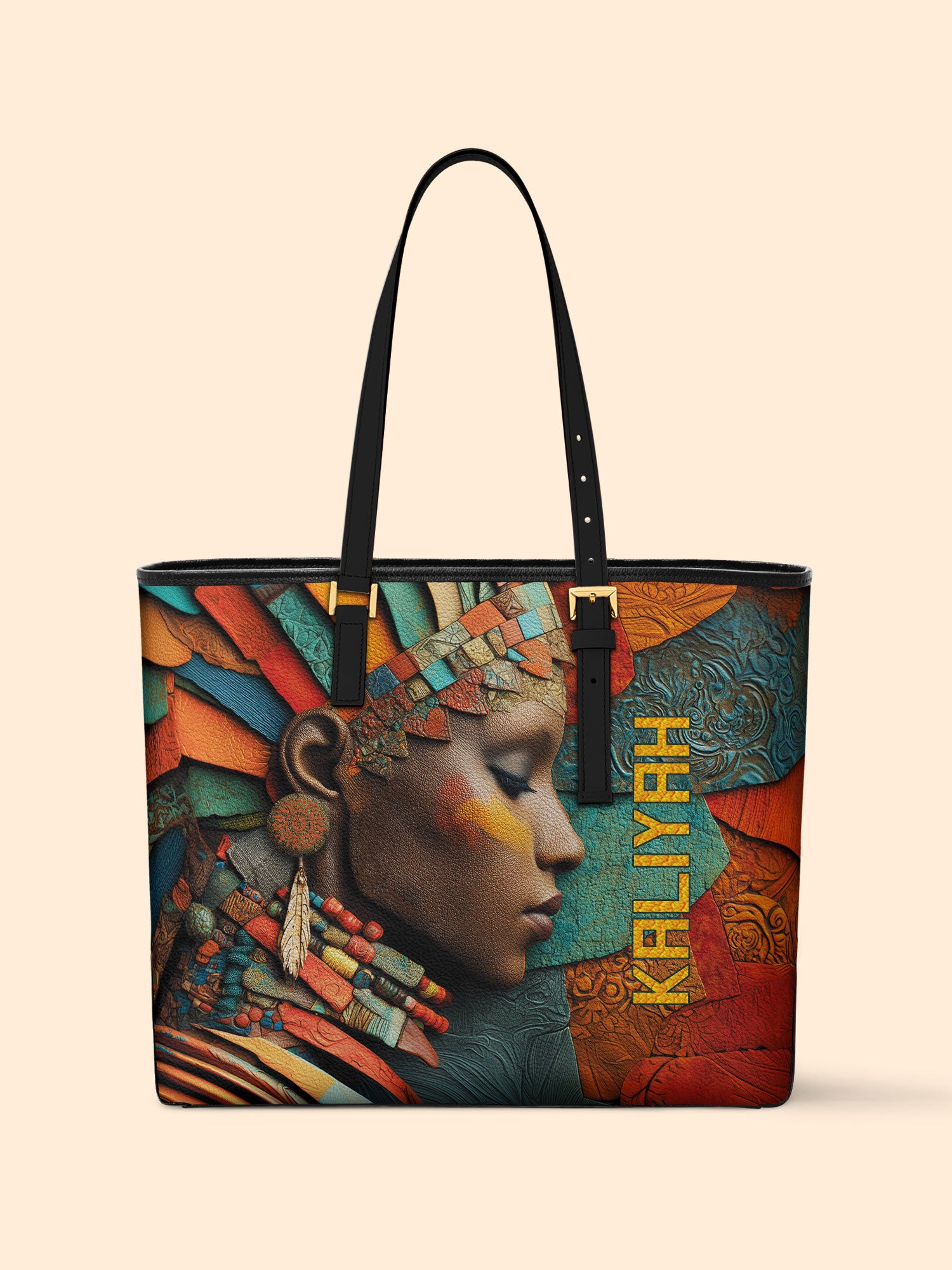 Ember Spirit Sleek Leather Tote