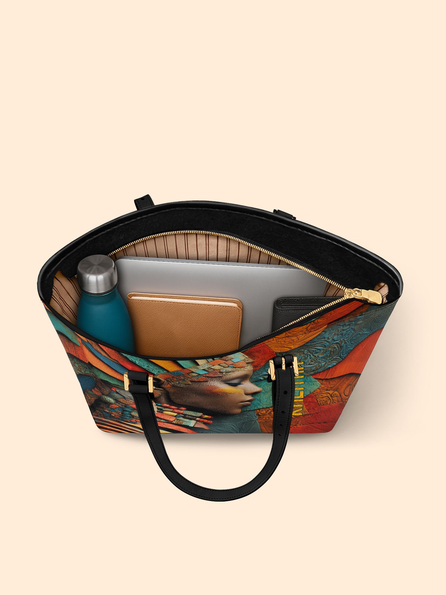 Ember Spirit Sleek Leather Tote