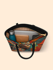 Ember Spirit Sleek Leather Tote