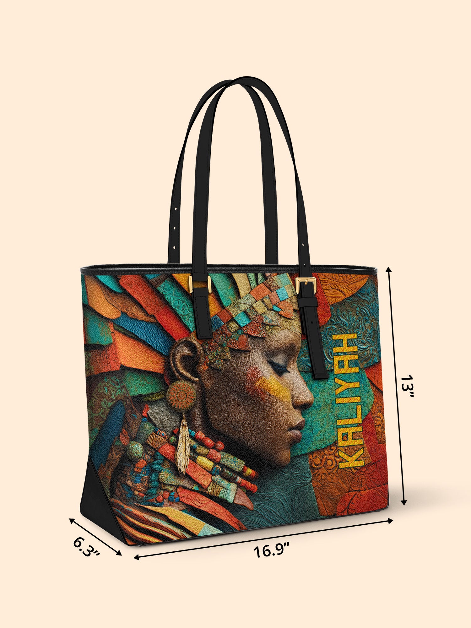 Ember Spirit Sleek Leather Tote