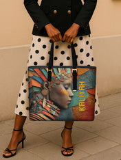 Ember Spirit Sleek Leather Tote