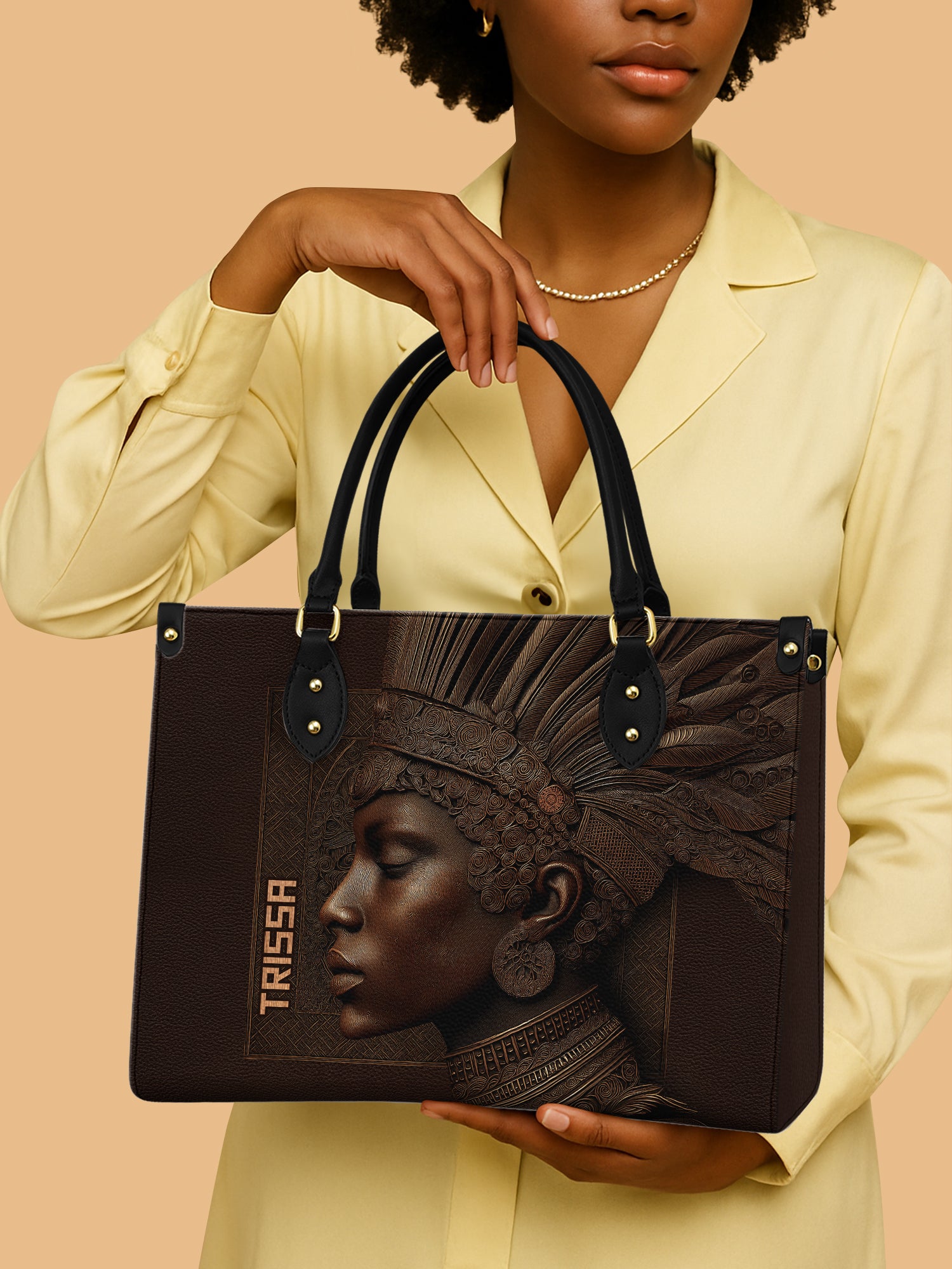 Back To Africa Premium Leather Handbag
