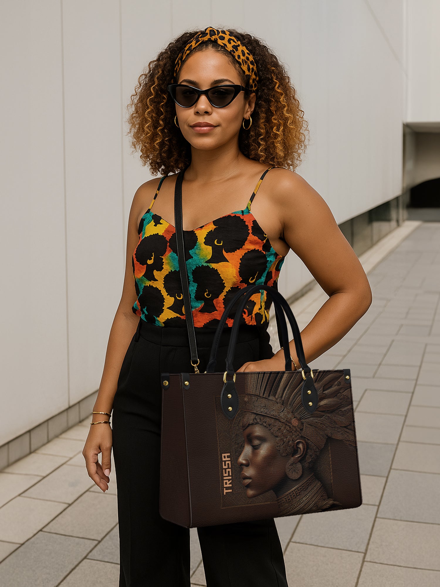Back To Africa Premium Leather Handbag