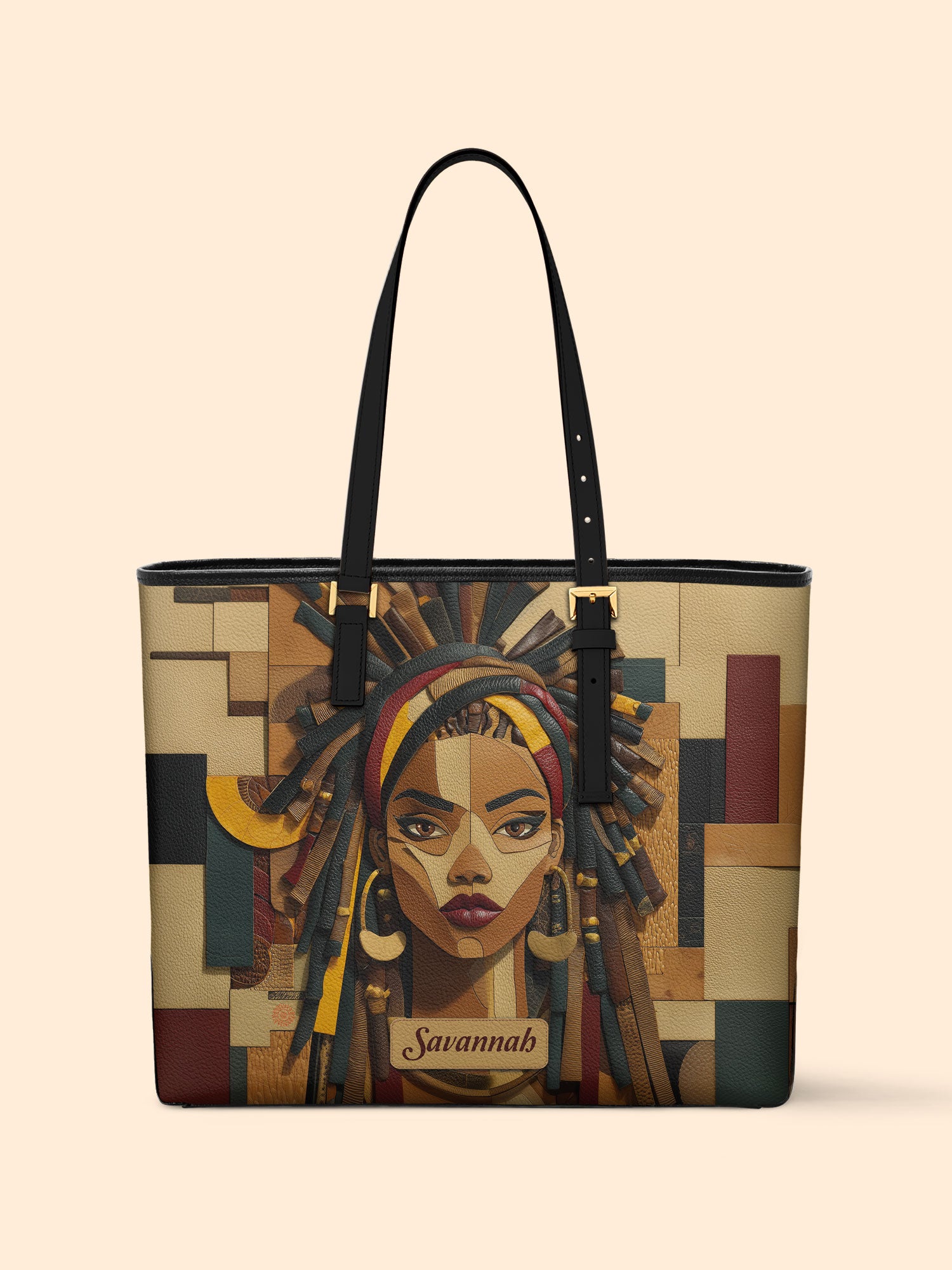 Bold Heritage Sleek Leather Tote
