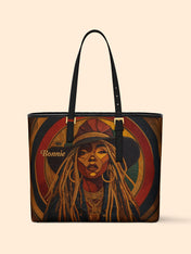Radiant Roots Sleek Leather Tote