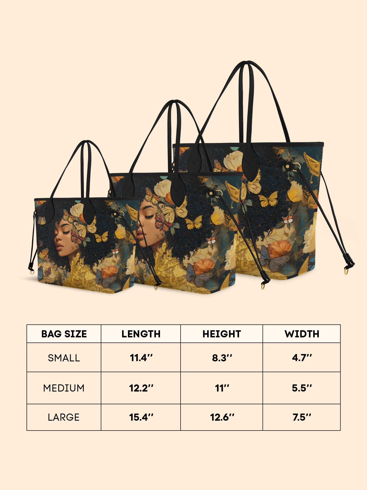 Butterfly Girl Classic Shopper Tote QR0HH013