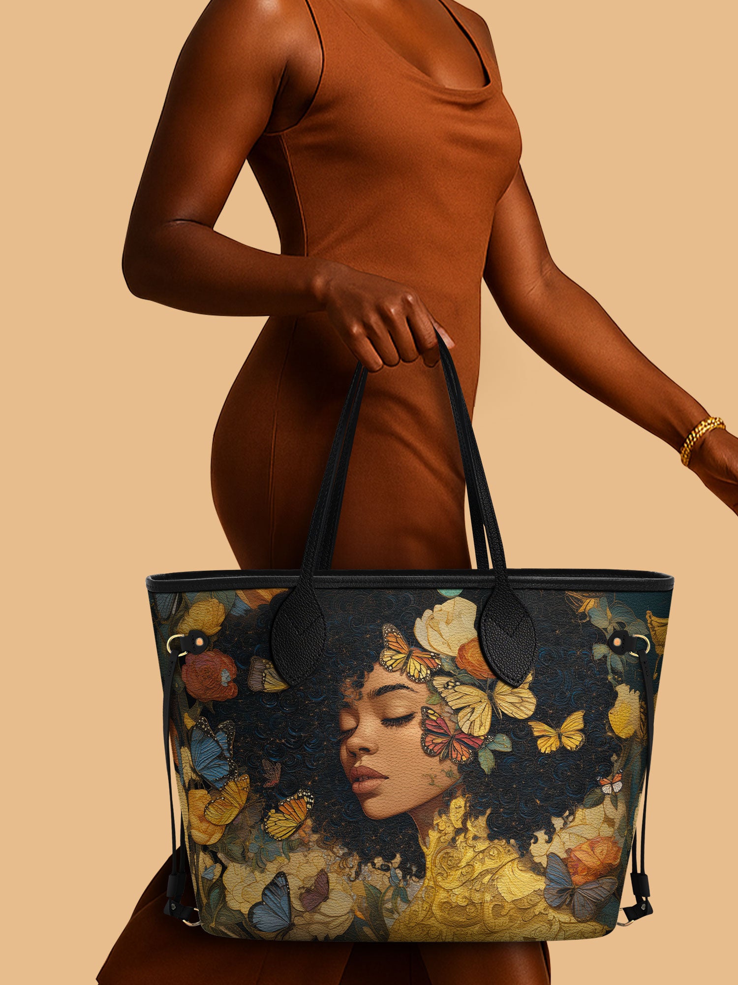 Butterfly Girl Classic Shopper Tote QR0HH013