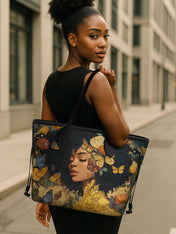 Butterfly Girl Classic Shopper Tote QR0HH013