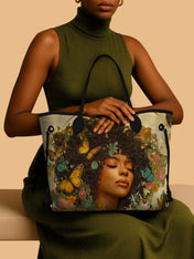 Floral Queen Classic Shopper Tote QR0HH012