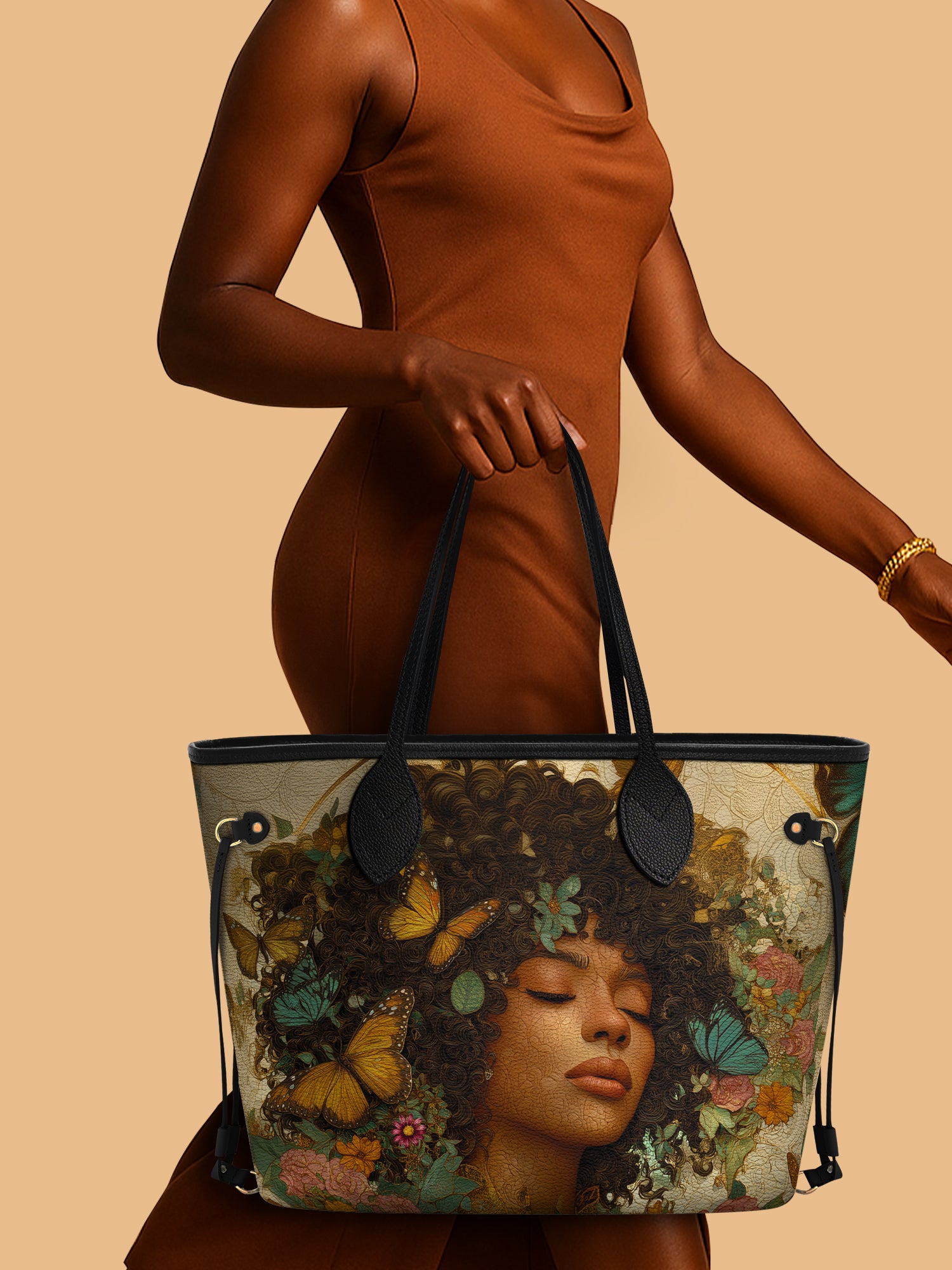 Floral Queen Classic Shopper Tote QR0HH012