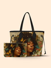 Floral Queen Classic Shopper Tote QR0HH012