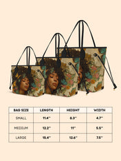 Floral Queen Classic Shopper Tote QR0HH012