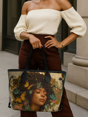 Floral Queen Classic Shopper Tote QR0HH012