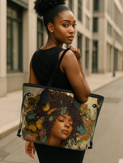 Floral Queen Classic Shopper Tote QR0HH012