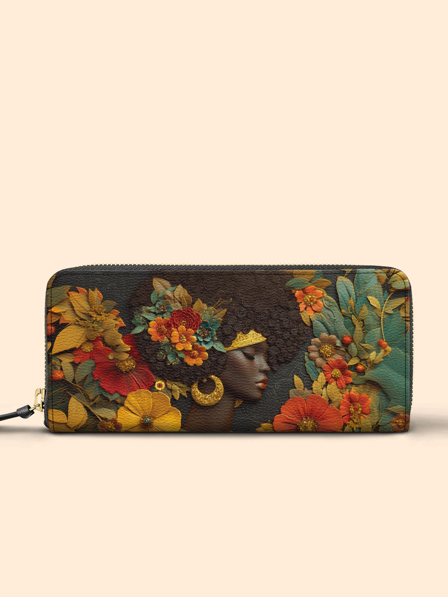 Golden Silence Slimline Zippy Wallet QR0XD033