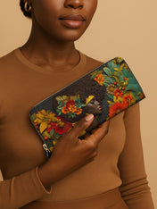 Golden Silence Slimline Zippy Wallet QR0XD033