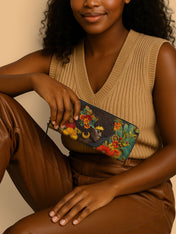 Golden Silence Slimline Zippy Wallet QR0XD033