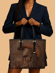 Cowgirl Vibes Sleek Leather Tote
