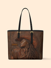 Cowgirl Vibes Sleek Leather Tote