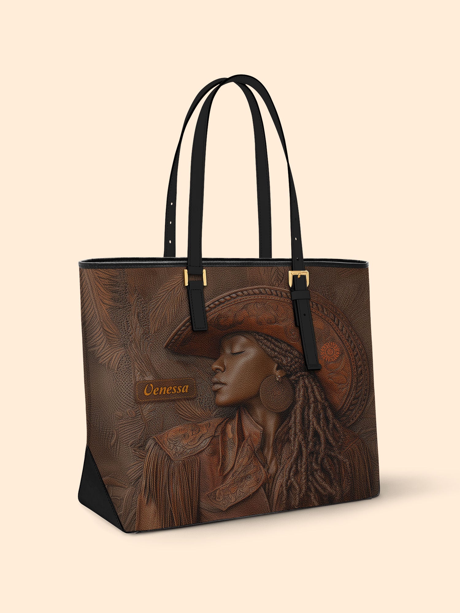 Cowgirl Vibes Sleek Leather Tote