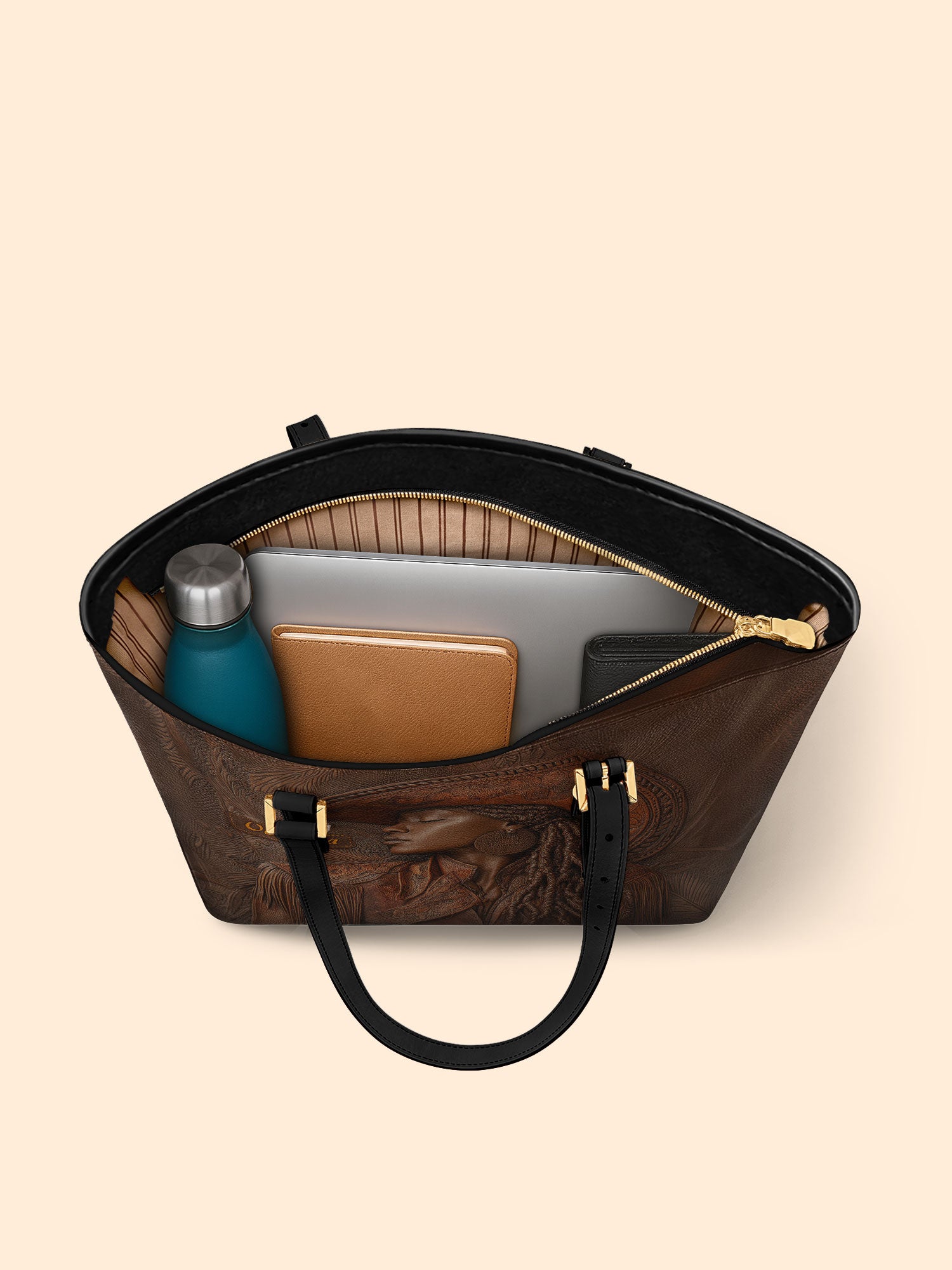 Cowgirl Vibes Sleek Leather Tote