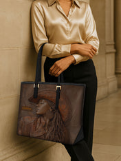 Cowgirl Vibes Sleek Leather Tote