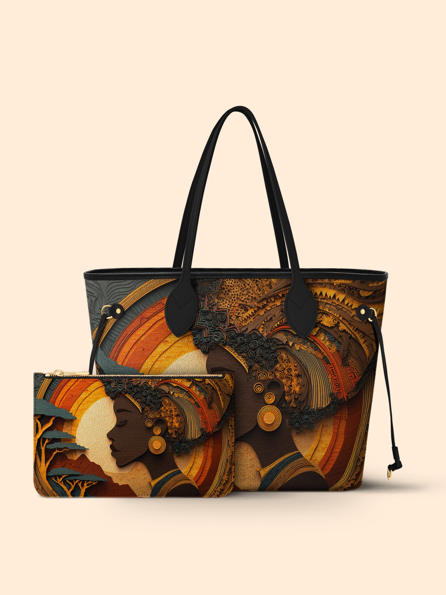 African Queen Essence Classic Shopper Tote QR0TD017